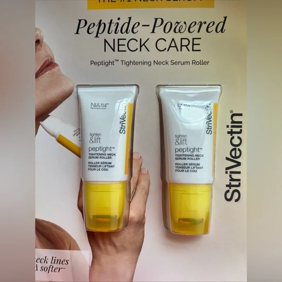StriVectin Peptight™ Tightening Neck Serum Roller 1 oz x 2 = 2 Oz sealed 2025